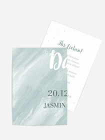 Save-the-Date Schneevorhang