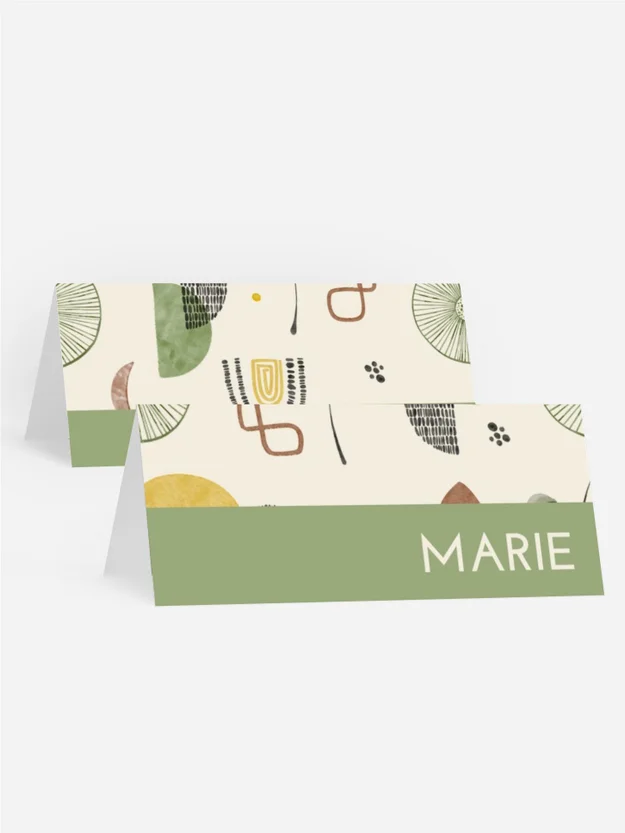 Tischkarte Geburtstag Zähnung Tischkarte Geburtstag Zähnung