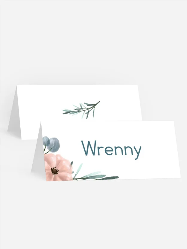 Tischkarte Konfirmation Blütengedicht Tischkarte Konfirmation Blütengedicht