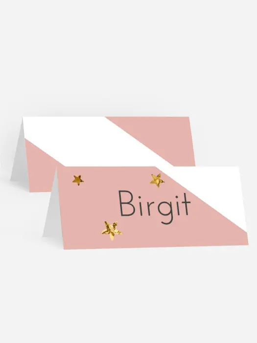 Tischkarte Geburtstag Schräge Anzeige