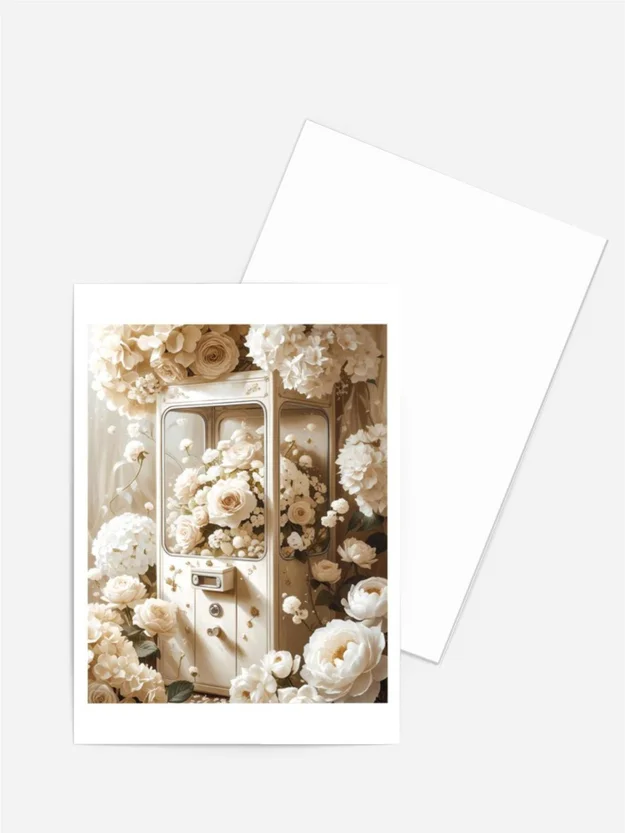 Fine Art Karte Blumenautomat | KI