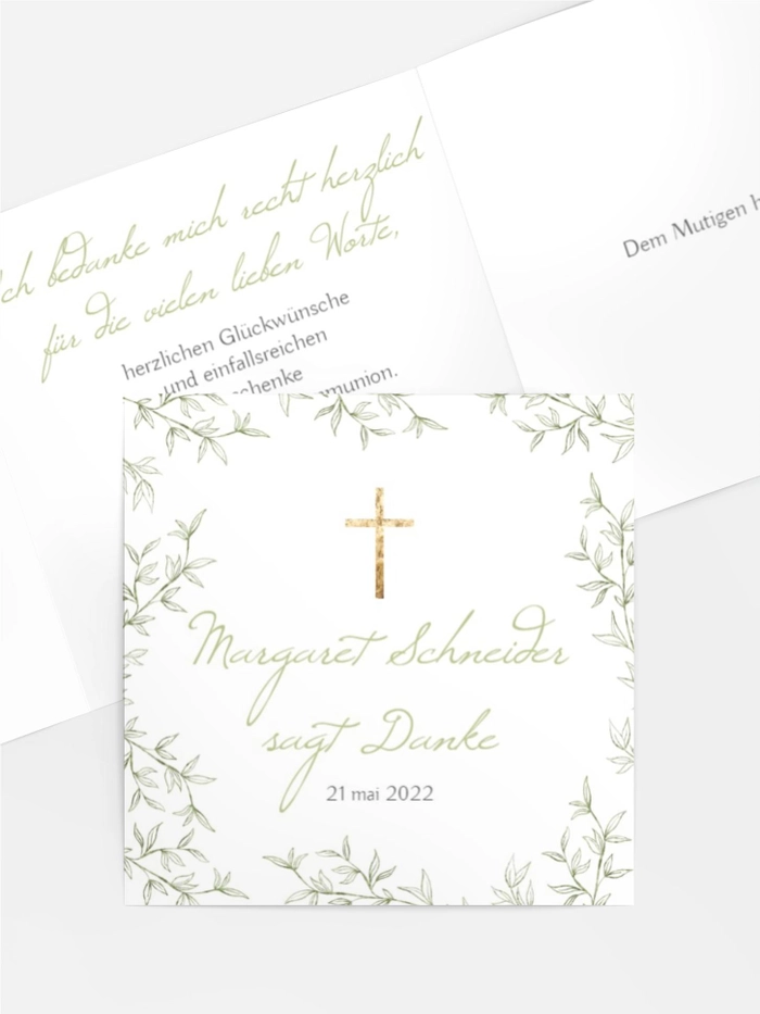 Dankeskarte Kommunion Freiheit des Kreuzes Dankeskarte Kommunion Freiheit des Kreuzes