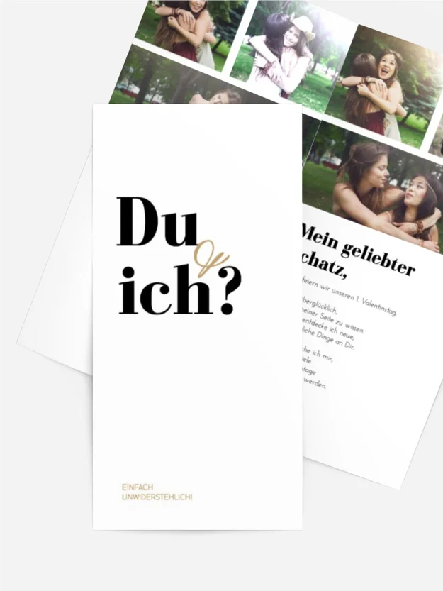 Valentinskarte Buchliebe