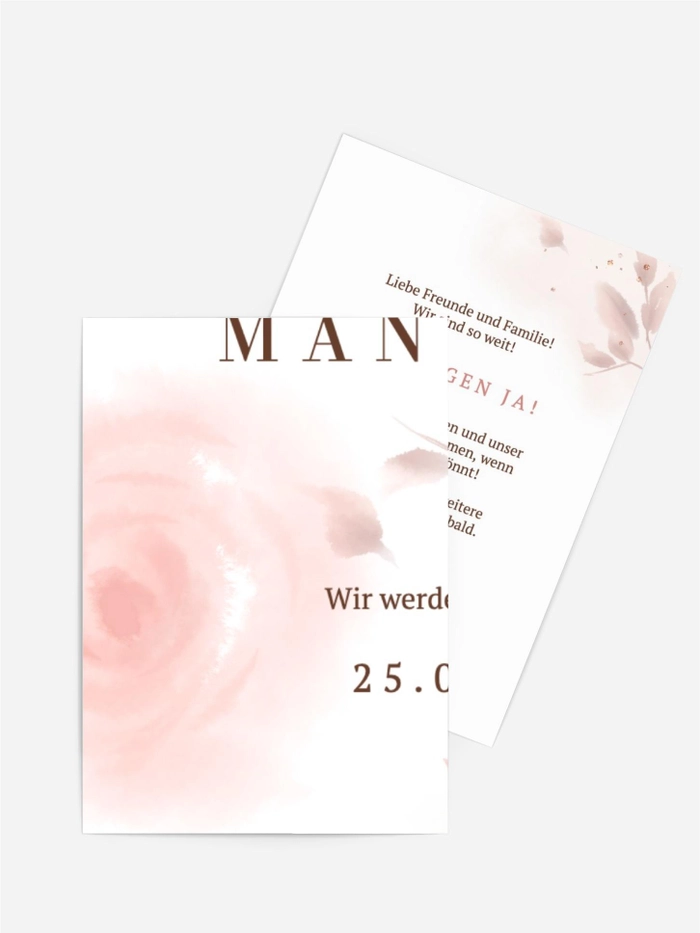 Save-the-Date aquarall Natur