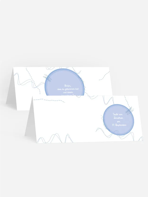 Tischkarte Taufe Stickmuster Tischkarte Taufe Stickmuster