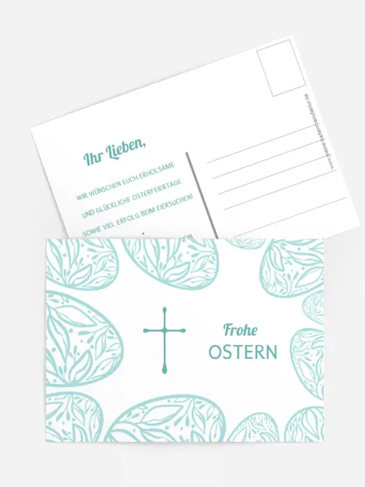 Osterkarte Gesegnete Ostern