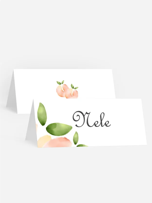 Tischkarte Geburtstag Tropischer Traum 2