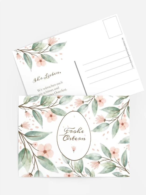 Osterkarte Frohe Frühlingsgefühle Osterkarte Frohe Frühlingsgefühle