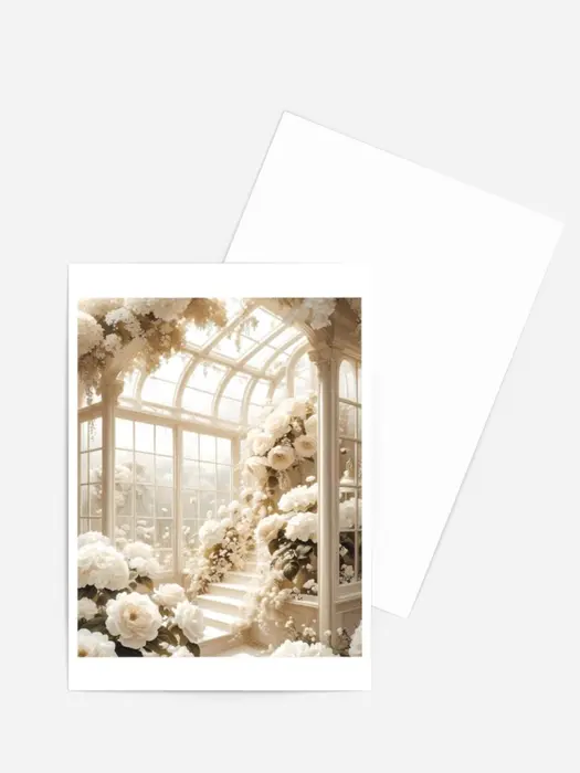 Fine Art Karte Blumenmeer | KI