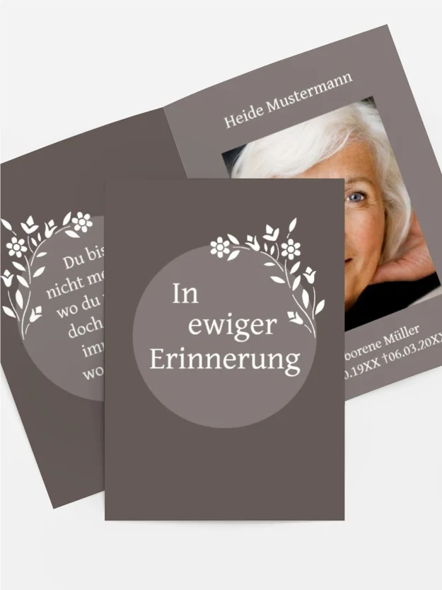 Sterbebildkarte Kreis