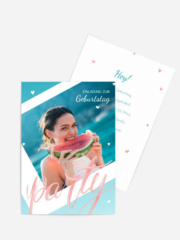Geburtstagseinladung Schnappschuss