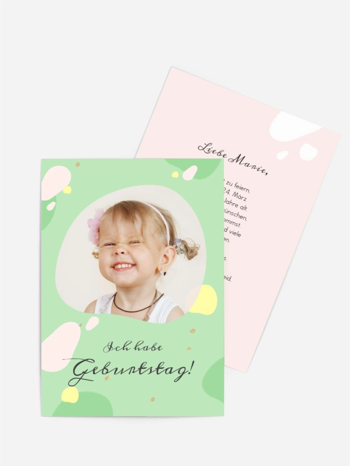 Geburtstagseinladung Fleckenreich Geburtstagseinladung Fleckenreich