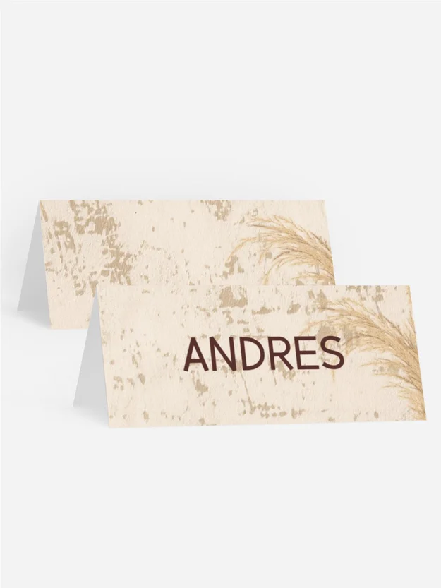 Tischkarte Geburtstag Unveränderliche Schönheit