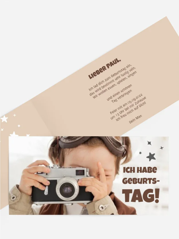 Geburtstagseinladung 68 MT