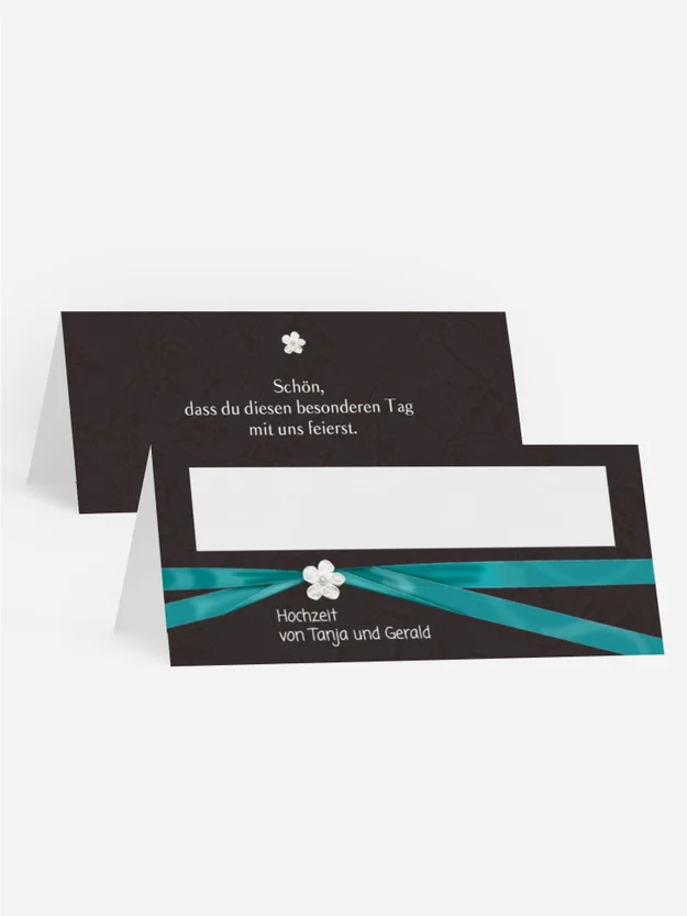 Tischkarte sanfte Blüte Tischkarte sanfte Blüte