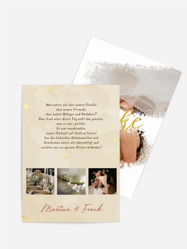 Hochzeit - Dankeskarte - N.Design02