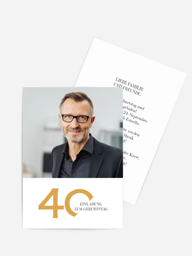 Geburtstagseinladung Halbzahl