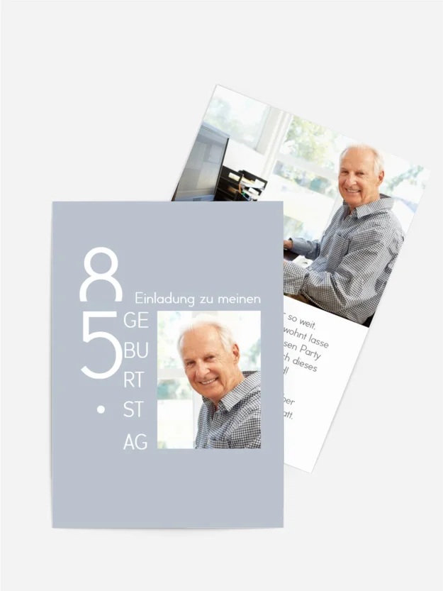 Geburtstagseinladung Ordnungszahl