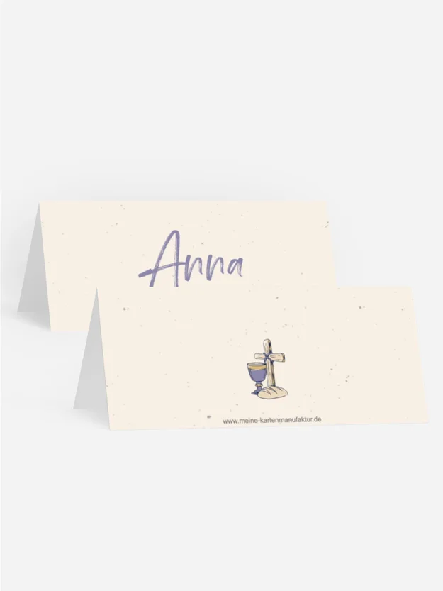 Tischkarte Firmung Leib Christi