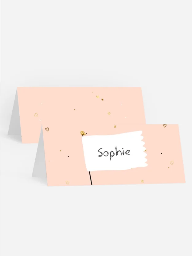 Tischkarte Geburtstag Eisbär