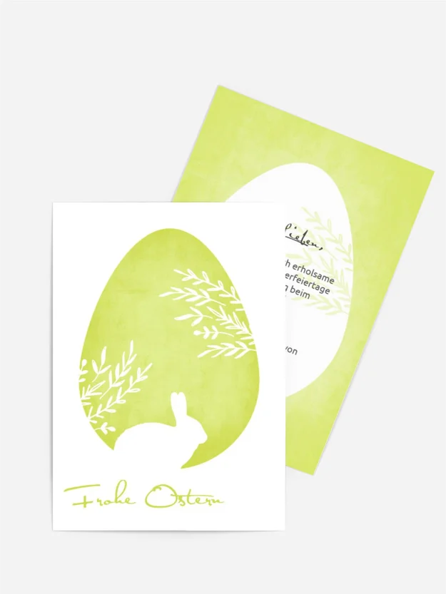 Osterkarte Ei