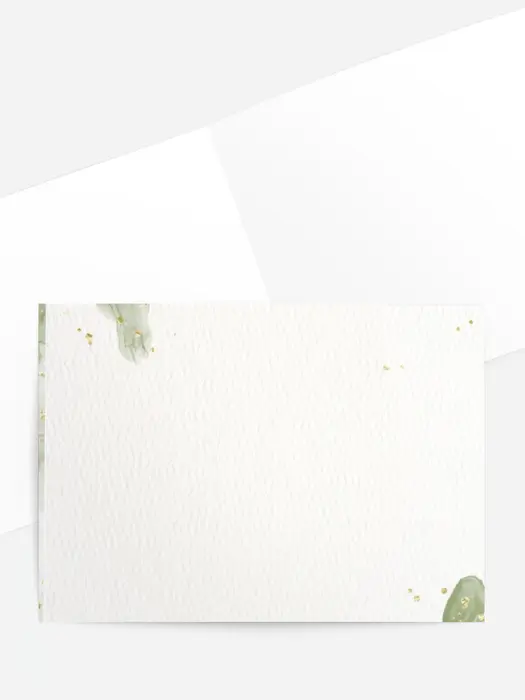 Grün Gold Pastell Karte