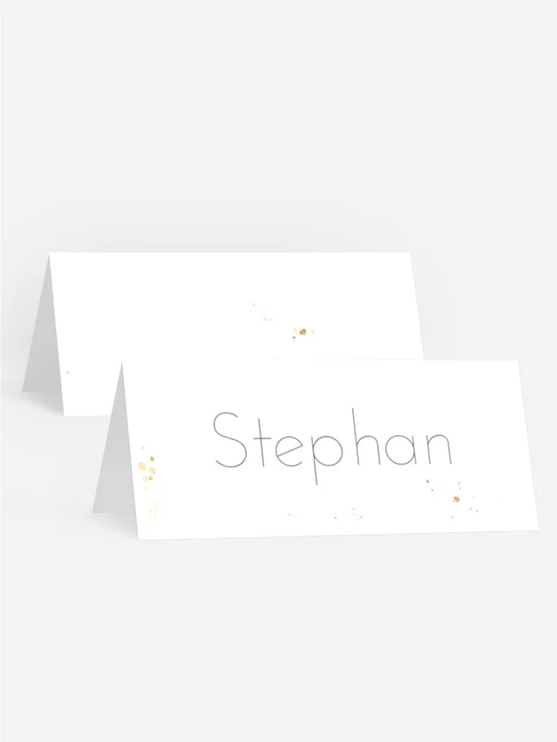 Tischkarte Geburtstag Kugel Geheimnis