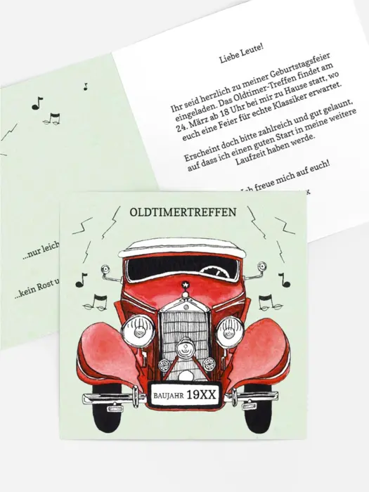 Einladung Oldtimertreffen