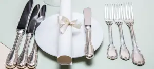 Tischkarte Taufe, gerollte Tischkarte, klassische Tischdekoration, Taufe Kommunion, Tischkarten Platzkarten.
