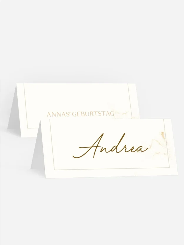 Tischkarte Geburtstag Wie Marmor Tischkarte Geburtstag Wie Marmor