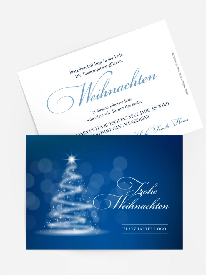 Grußkarte Weihnachten Weihnachtsdunst Grußkarte Weihnachten Weihnachtsdunst
