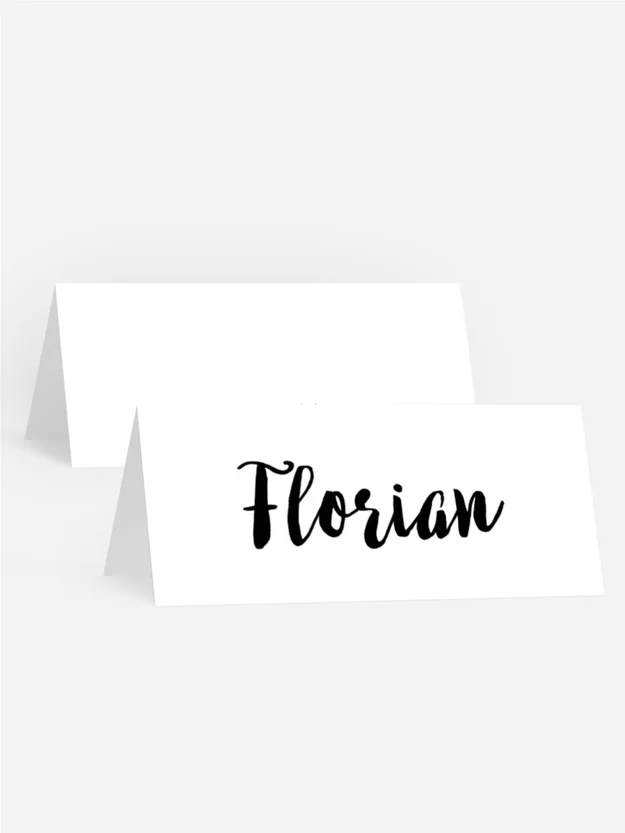 Tischkarte Geburtstag Pfütze der Freude