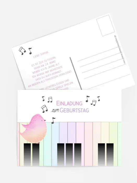 geburt  singender Vogel