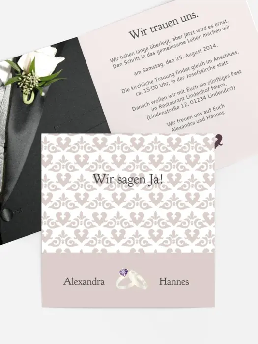 Ornament mit Herz