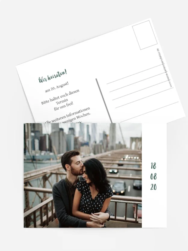 Save the Date Ich Du Wir