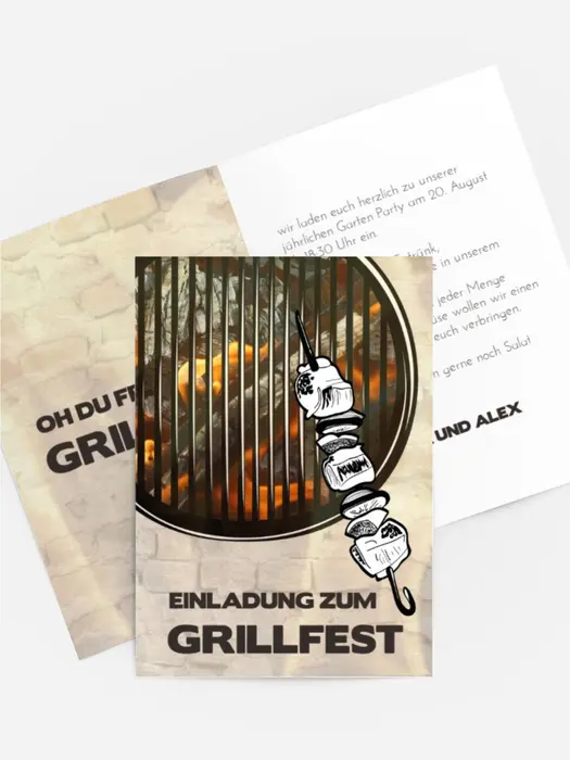 Einladung zum Sommerfest Grillfest