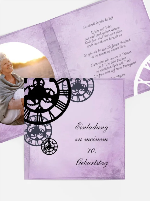 Einladung zum Geburtstag Schöne Zeit Foto 70