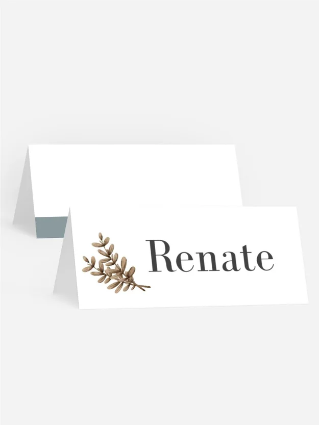 Tischkarte Kommunion Freiheit und Glaube