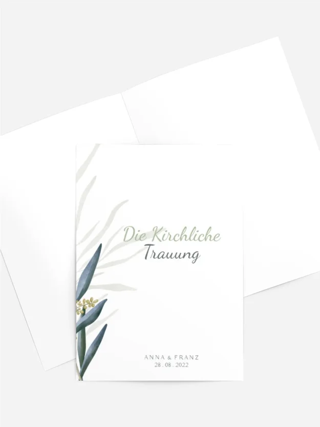 Kirchenheft Оliv Paar Kirchenheft Оliv Paar