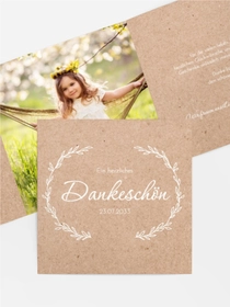 Dankeskarte Kommunion Heiliger Kreis