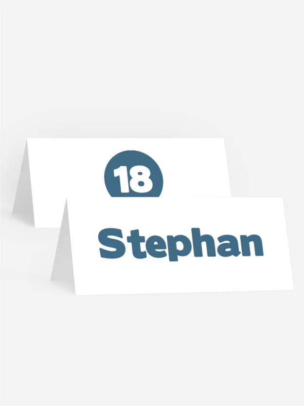 Tischkarte Geburtstag Panorama Trio Tischkarte Geburtstag Panorama Trio