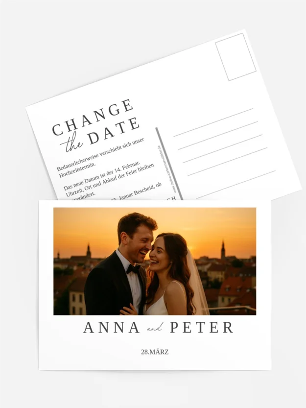 Change the Date Sonnenuntergangskaskade