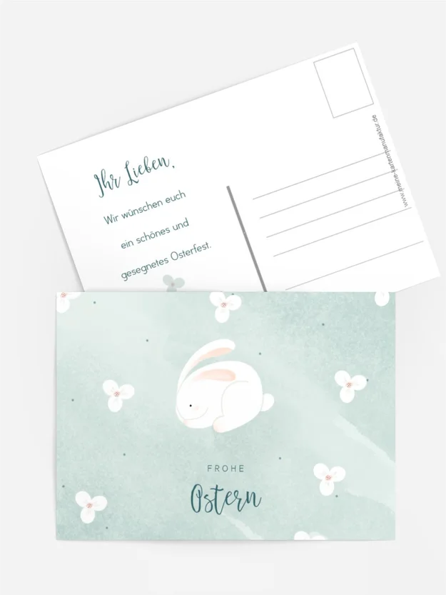 Osterkarte Süße Ostern