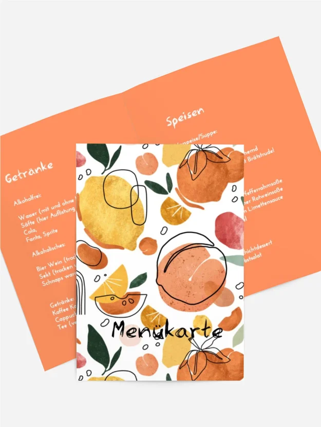 Menükarte Geburtstag Bunt 45 Menükarte Geburtstag Bunt 45