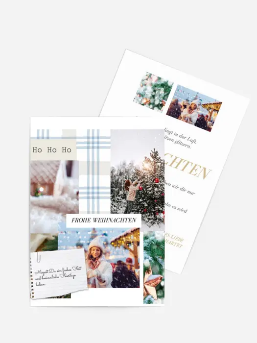 Grußkarte Weihnachten Feiertagsveranstaltungen