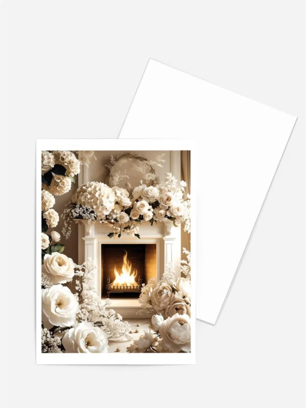 Fine Art Karte Kamin | KI