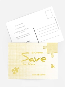 Save the Date Puzzle