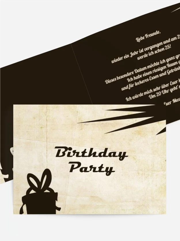 Geburtstagseinladung Country Flair