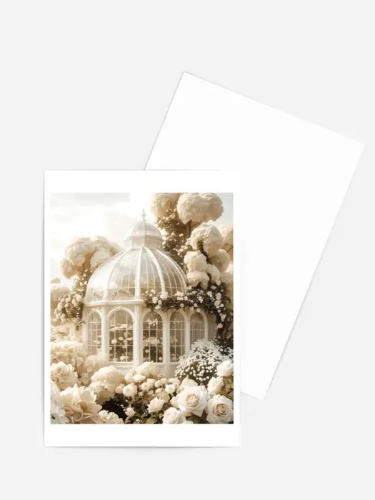 Fine Art Karte Gewächshaus | KI