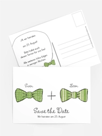 Save the Date Karte Fliegen
